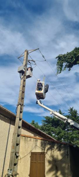 devis pour remplacement transformateur H61 sur poteau electrique à saint martin de crau 13310